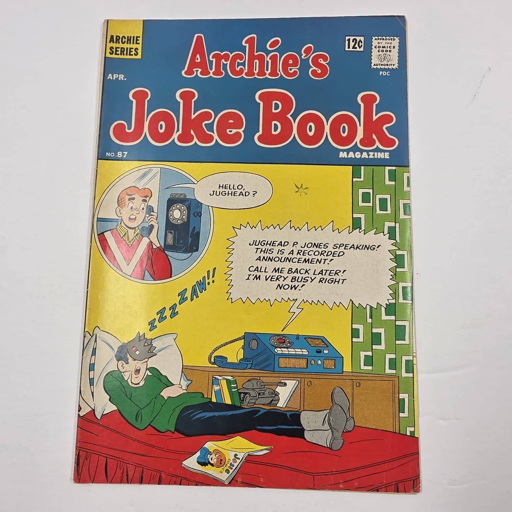 Archie's Joke Book Magazine No. 87 April 1965 Silver Age Archie Series Comic